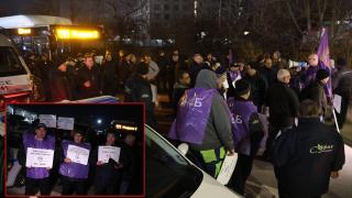 Протест в градския транспорт блокира 26 автобусни линии в София (видео)