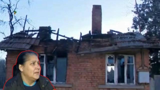 В навечерието на Коледа пожар остави без дом майка с пет деца в Русенско (видео)