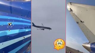 Откриха дупки от куршуми по падналия самолет на азербайджанските авиолинии (видео)
