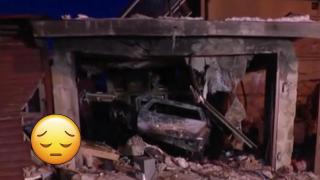 Мъж от Перник загина след взрив на газова бутилка на кола (видео)
