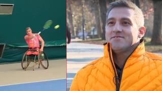 Запознайте се с Велислав Велчев, който мечтае за нова тенис количка (видео)