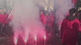Хиляди на протест заради пенсионните реформи в Белгия