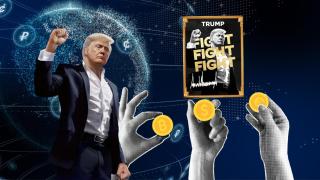 Тръмп пусна нова меме монета $Trump и криптопазарът полудя