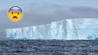 Най-големият айсберг в света се е насочил към британски остров