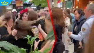 Осмокласнички се сбиха в бургаски мол пред стотици свидетели - дори охраната не опита да ги спре (видео)