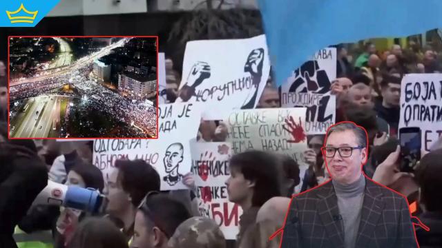 Протестите на студентите в Сърбия: Искаме да видим политици в затвора (видео)