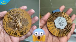 Медалите от Олимпиадата в Париж масово ръждясват (видео)