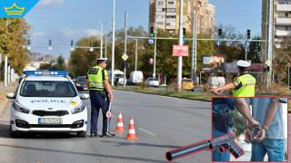 Задържаха дрогиран шофьор с пистолет и заглушител в колата