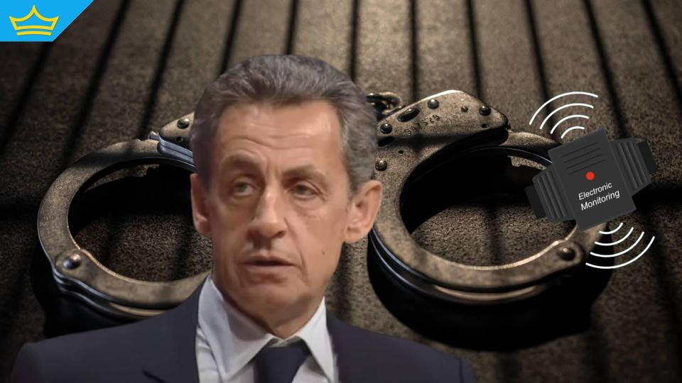 Саркози е с поставена електронна гривна за проследяване