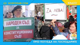 Лицето на протеста срещу еврото (видео)