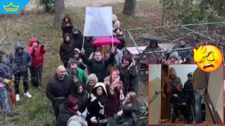 Съседи на обездвижен мъж не искат поставяне на рампа за инвалидната му количка (видео)