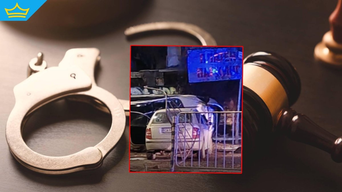 Пияният и дрогиран шофьор, който помете кола след гонка в София, остава в ареста