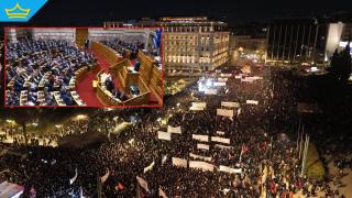 Гръцкото правителство оцеля след вот на недоверие (видео)