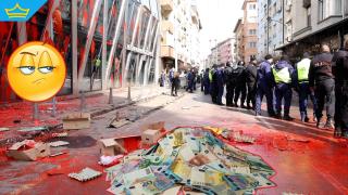 След вандалските прояви пред Дома на Европа щетите са за 180 000 евро (видео)