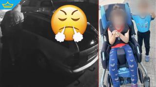 Откраднаха специален обезопасителен колан от количка на дете с увреждане (видео)