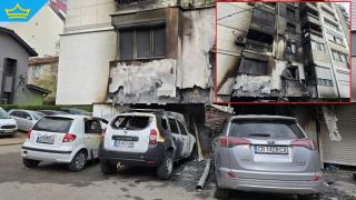 Взривена батерия на хибриден автомобил предизвика голям пожар в София