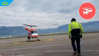 Третата въздушна линейка вече е у нас (видео)