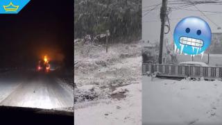 Снежна буря през април в няколко града у нас (видео)