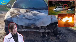 Мъж с ограничителна заповед запали колата на бившата си жена (видео)