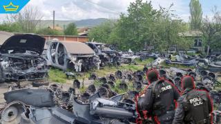 Разкриха автоморга в Кюстендил, търгувала с части от крадени коли