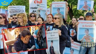 „Справедливост за Ангел“: Гняв и сълзи пред клиниката, където 6-годишно дете загуби живота си след зъболекарска манипулация (видео)