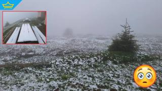 Сняг през май изненада някои части на България (видео)