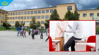 Криминалнопроявен баща нахлу в училище със сина си и го насърчи да бие съученици