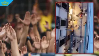 Фенове на Манчестър Юнайтед и Тотнъм си сбиха преди финала в Лига Европа (видео)