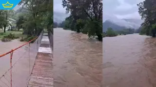 Нивото на река Вит в района на Тетевен се е покачило застрашително