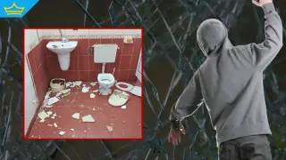 Вандали потрошиха безплатна обществена тоалетна в Пловдив (видео)