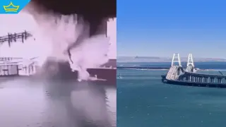Украйна атакува Кримския мост с подводни експлозиви (видео)