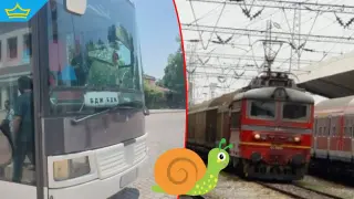 „Бърз влак“ по български: два влака, един автобус и осем часа до Пловдив (видео)