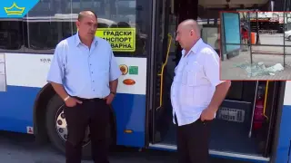 Вандалските прояви към градския транспорт във Варна зачестяват (видео)