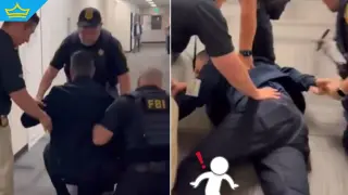 Изведоха американски сенатор с белезници, защото опитал да зададе въпроси на министъра на вътрешната сигурност (видео)