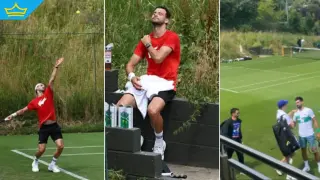 След контузиите: Григор Димитров се готви усилено за Уимбълдън (снимки)