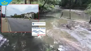 "Софийска вода" отново пълни столична река с отпадъчни води - този път заради авария при строежа на новата метролиния (видео)