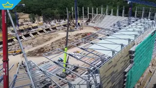 Ето как продължава реконструкция на стадиона на ЦСКА (видео)