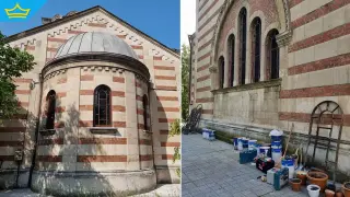 Благодарение на дарители: Ремонтират 91-годишен храм в Русе (видео)