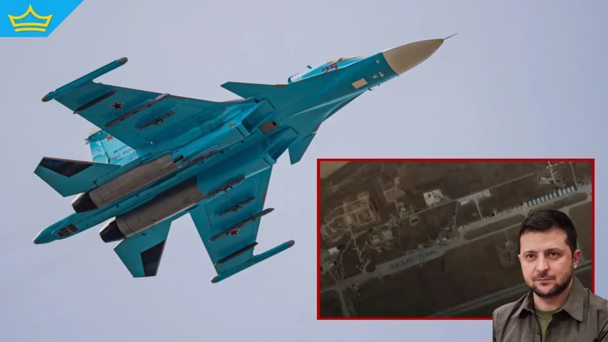 Украински дронове унищожиха изтребители Су-34 на руско летище