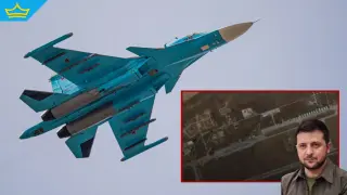 Украински дронове унищожиха изтребители Су-34 на руско летище