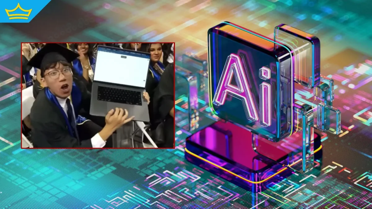 Студент използва ChatGPT за дипломната си работа и се похвали на церемонията по завършване (видео)