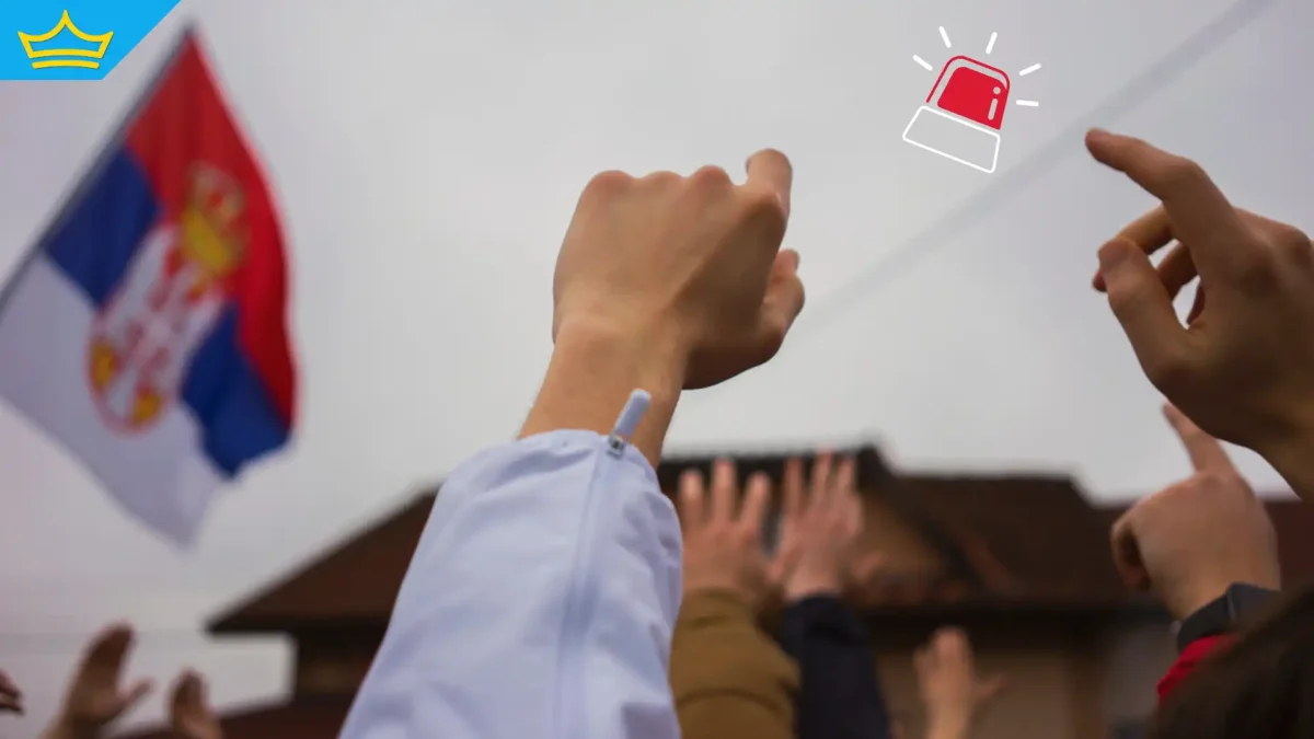 Ескалация на напрежението в Белград: Стигна се до арести и сблъсъци по време на студентския протест