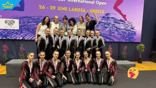 Гимнастичките ни по естетическа групова гимнастика спечелиха злато на Световната купа в Гърция