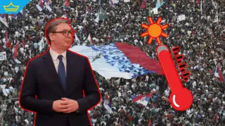 Горещо лято в Сърбия - но не само заради жегите, а и заради политическото напрежение (видео)