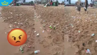 Туристи превърнаха в сметище плаж "Златна рибка" на Джулай морнинг (видео)
