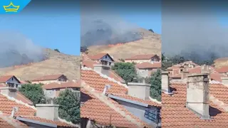 Няма опасност за населението заради пожара край Айтос (видео)