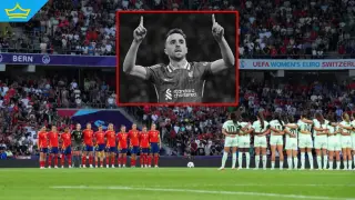 Мачът Испания-Португалия започна с минута мълчание в памет на Диого Жота (видео)