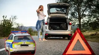 Полицаи закараха жена до столична болница, след като закъсала с мъжа си на АМ "Тракия"