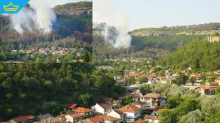 Огромен пожар бушува в покрайнините на Арбанаси