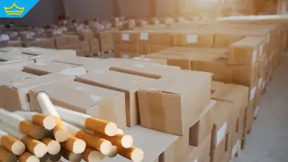 Разбиха рекордно голяма нелегална фабрика за цигари край Хасково